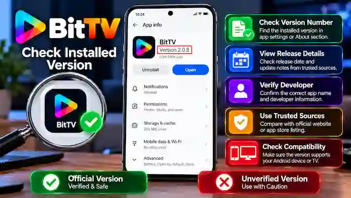 Cara Memeriksa Versi BitTV yang Terinstal